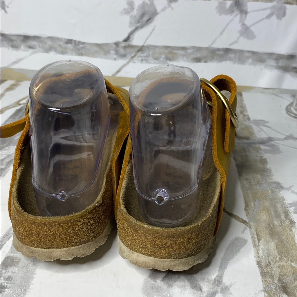 Birkenstock Arizona Two-Straps with Gold Buckles Sandals - Picture 4 of 5